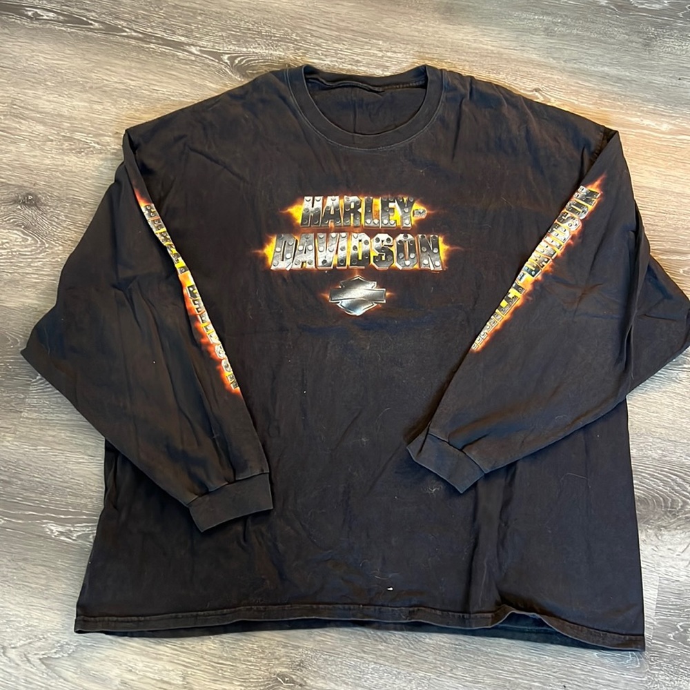 Men’s vintage Harley long sleeve graphic - size XXL